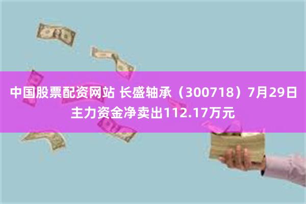 中国股票配资网站 长盛轴承（300718）7月29日主力资金净卖出112.17万元