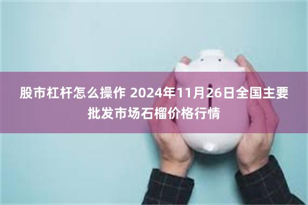 股市杠杆怎么操作 2024年11月26日全国主要批发市场石榴价格行情