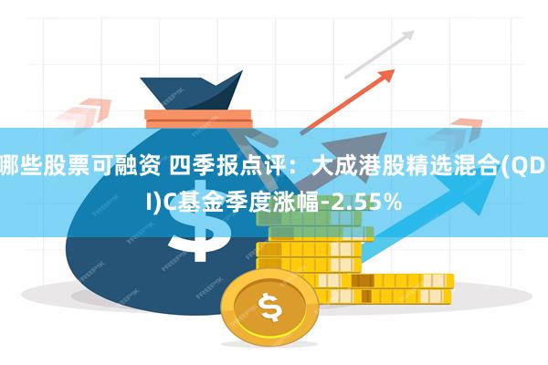 哪些股票可融资 四季报点评：大成港股精选混合(QDII)C基金季度涨幅-2.55%